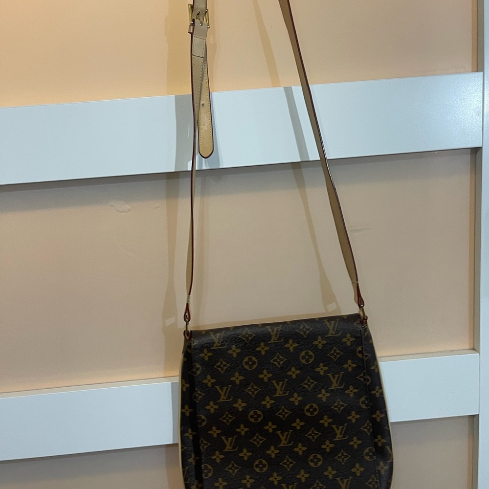 Louis Vuitton Dark Brown Monogram Crossbody Bag